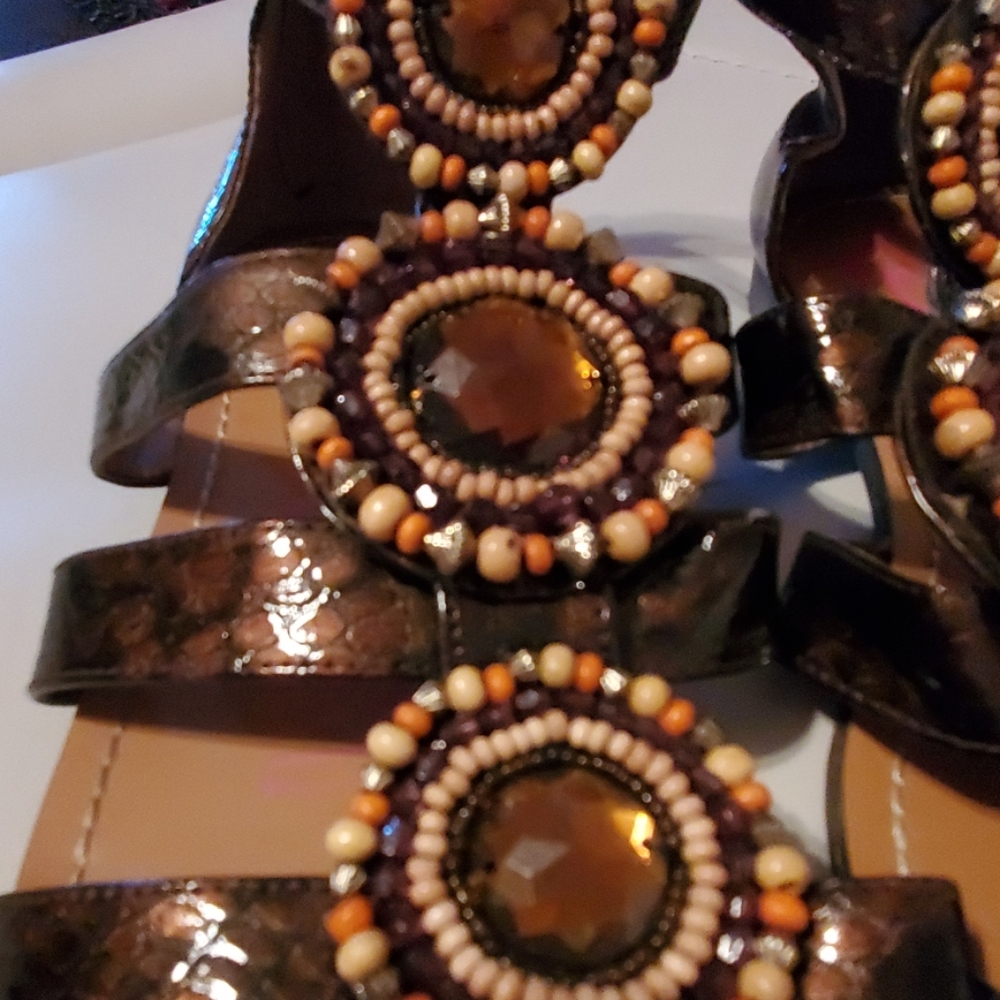 Blinged Sandals